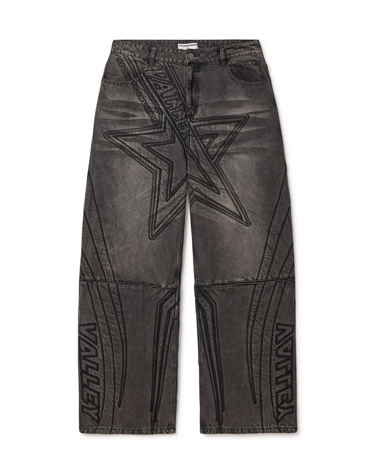BLACK MOTOCROXXX PINES DENIM